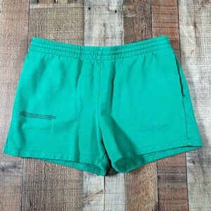 Pangaia Women’s 365 Midweight Organic Recycled Cotton Shorts‎ Green Large Casual